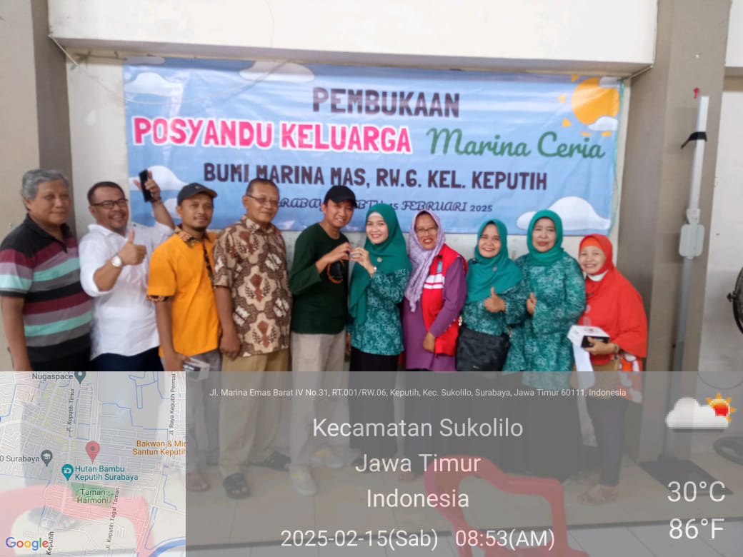 Peresmian PosGa Bumi Marina Emas